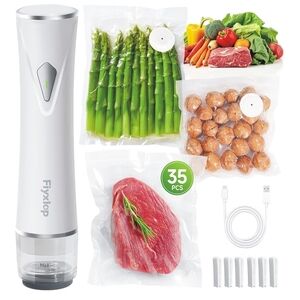 White Vacuum Sealer for Food Storage